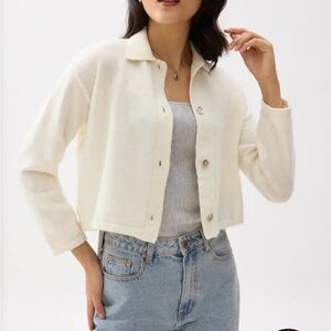 NWT Love Bonito Collared Knit Sweater XS